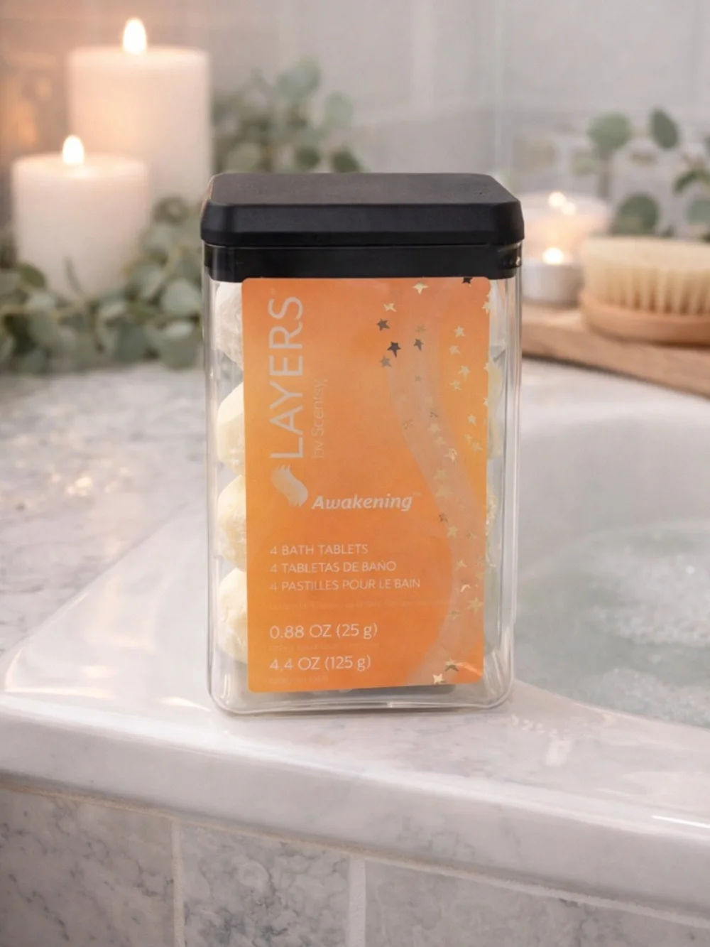 Scentsy Layers Awakening Bath Tablets | Aromatherapy Bath Bomb Tablets Set